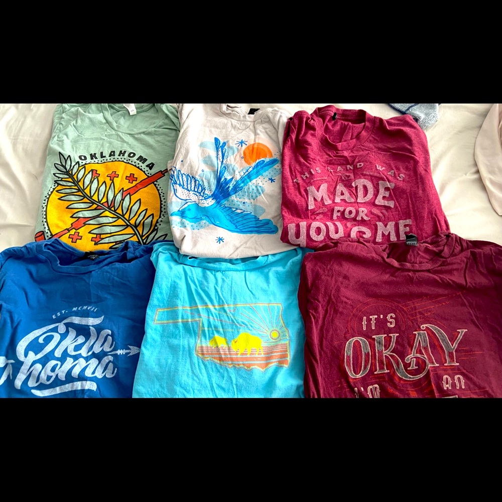 Oklahoma shirt of the month x6